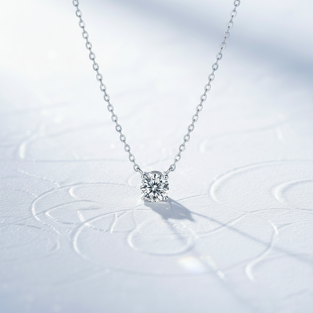 Dollcini Colier Moissanite de 3 Carate – Argint 925