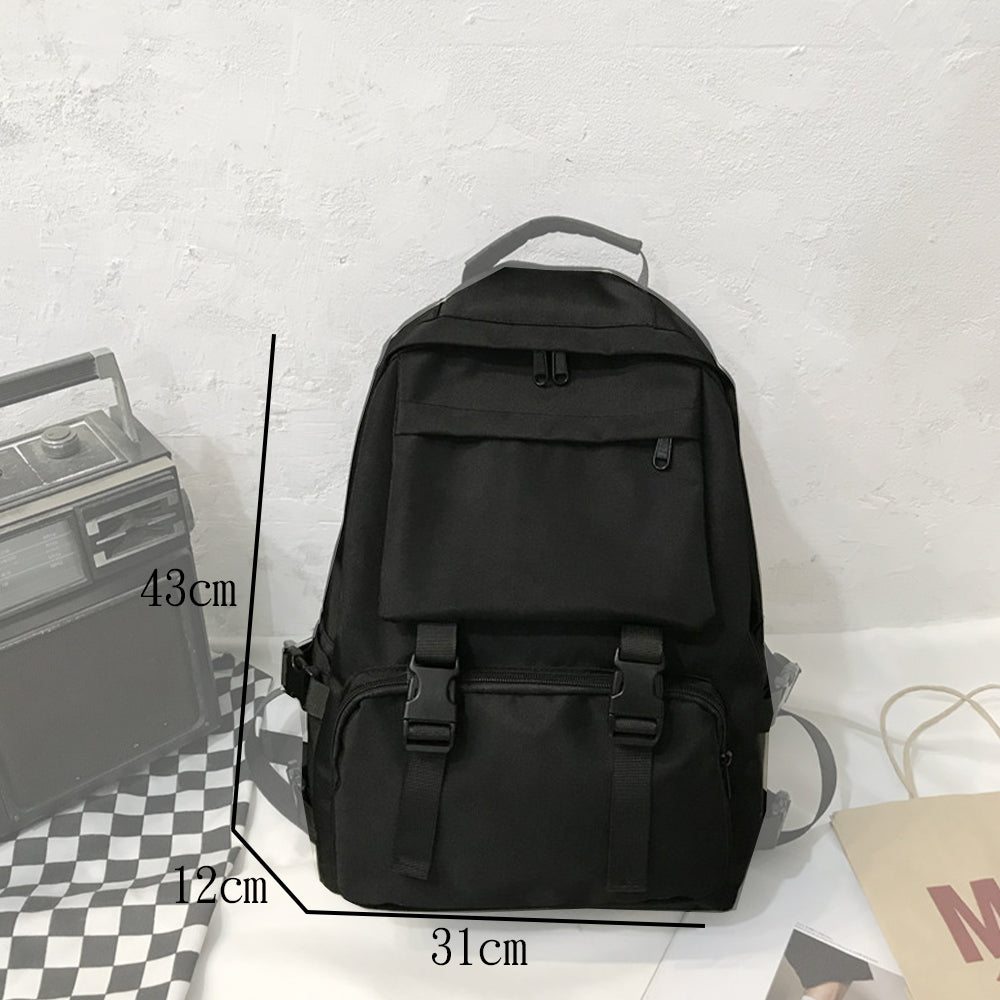 Dollcini Ergonomikus Uniszex Iskolatáska Laptop Rekesszel – Fekete-3 kg-nál többet nem szabad vinni