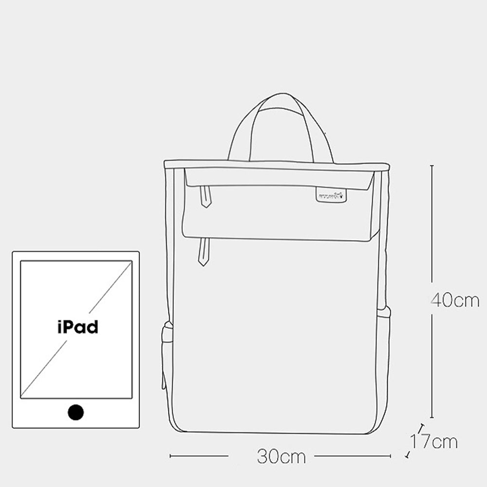 Dollcini Fekete Baba Hátizsák – Vízhatlan, Nagy Kapacitású Pelenkázó