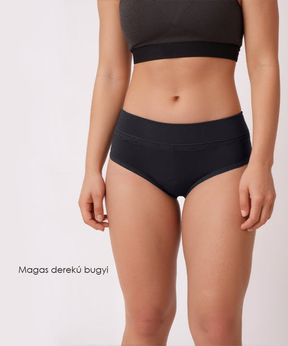 Dollcini, ženske spodnje hlačke z visokim pasom, 95% bombaž + spandex - večbarvne, paket 6 kosov,69352