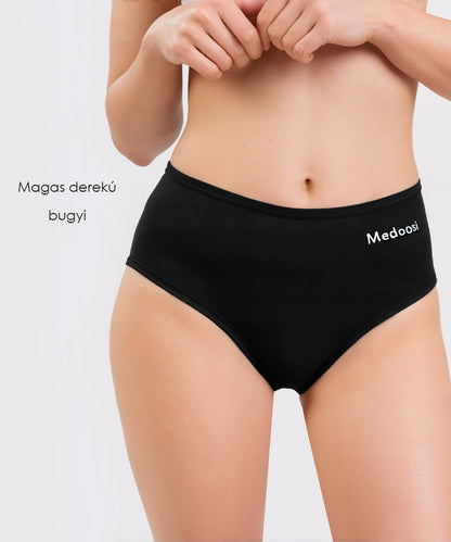 Dollcini, ženske spodnje hlačke z visokim pasom, 95% bombaž + spandex – večbarvne, paket 6 kosov, 68822