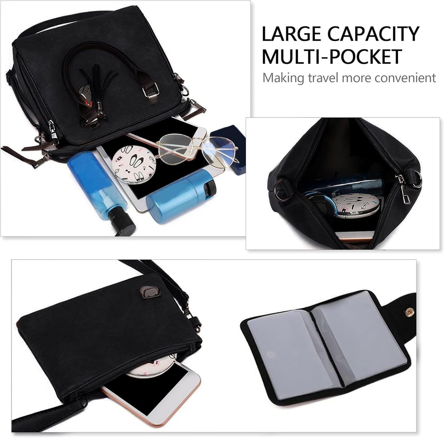 Dollcini 4 Részes Műbőr Táskaszett – Kézitáska és Válltáska