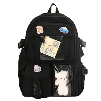 Dollcini Elegáns Iskolatáska Fiúknak és Lányoknak – Laptop Hátizsák Praktikus Rekeszekkel