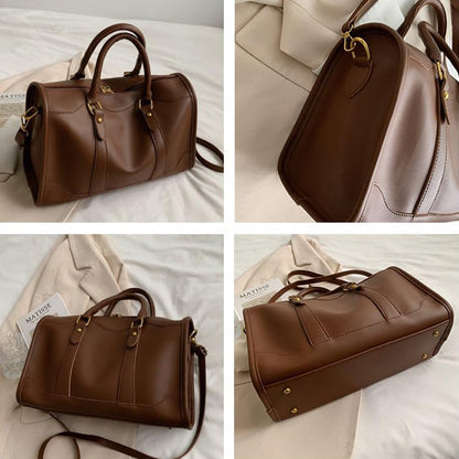 Dollcini Vintage Válltáska – Cipzáras Műbőr Női Kézitáska, Állítható Pánt