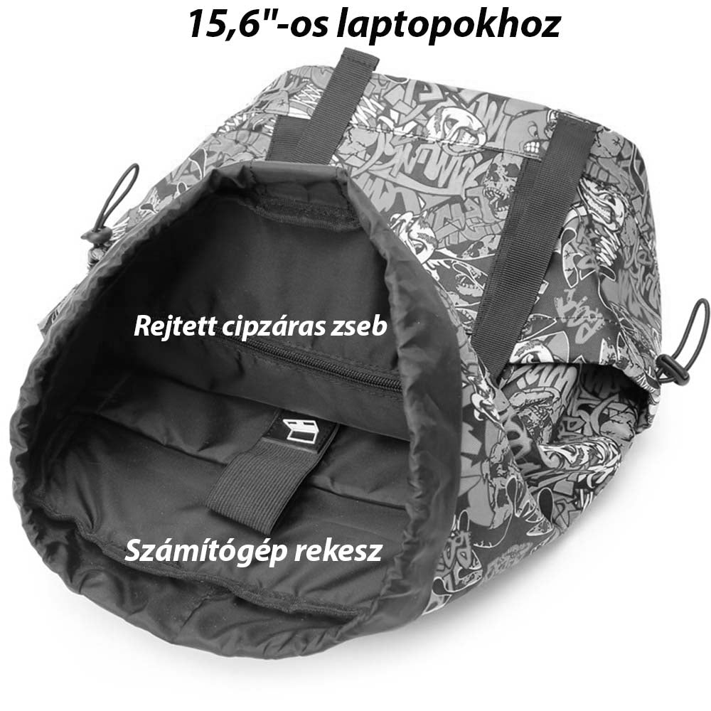 Dollcini Férfi Stílusos Hátizsák – Víz- és Karcálló Utazóhátizsák