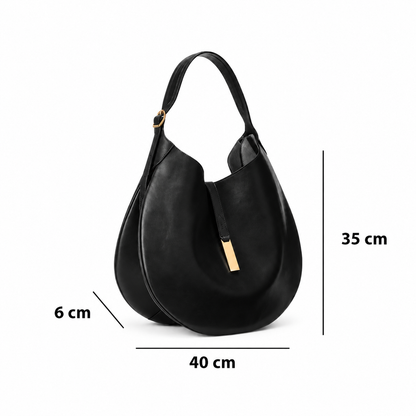 Dollcini Geantă de Umăr Retro pentru Damă – Stil European–American, cu Închidere Magnetică, cu Formă de Dumpling
