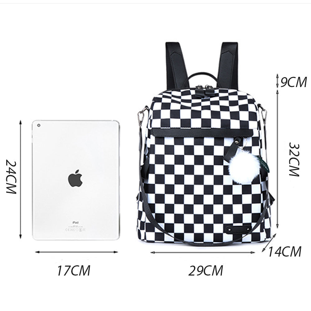 Dollcini Oxford Női Hátizsák, Iskolatáska – Vízálló és Tágas, Munkához, Iskolába