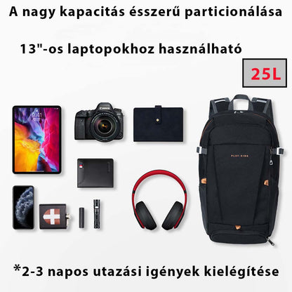 Dollcini Uniszex Laptop Hátizsák 13”-os Laptophoz – Vízálló Utazóhátizsák, Több Színben