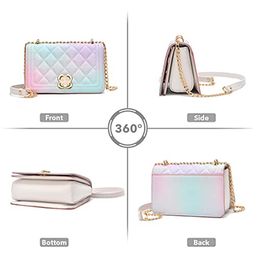 Dollcini Steppelt Női Futártáska – Elegáns, Aranyláncos Válltáska