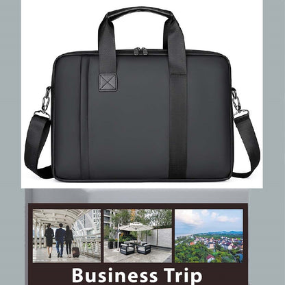 Dollcini Geantă de laptop – rezistentă la uzură, nylon negru (impermeabil)