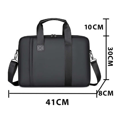 Dollcini Geantă de laptop – rezistentă la uzură, nylon negru (impermeabil)