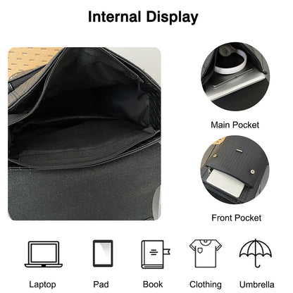 Dollcini Elegance Férfi Hátizsák – Prémium Vízálló Nylon Laptoptáska