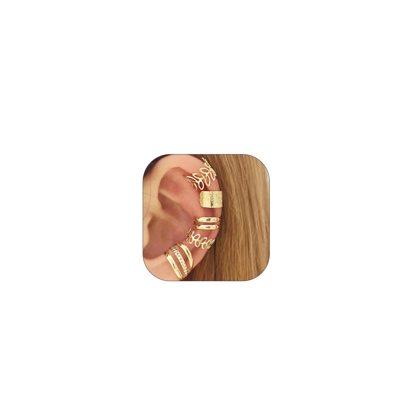 Dollcini 33 Részes Ékszerszett – Elegáns Arany Fülbevalók és Gyűrűk