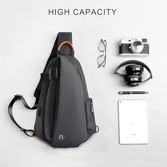 Dollcini Sport Válltáska – USB Porttal, Vízálló, Uniszex