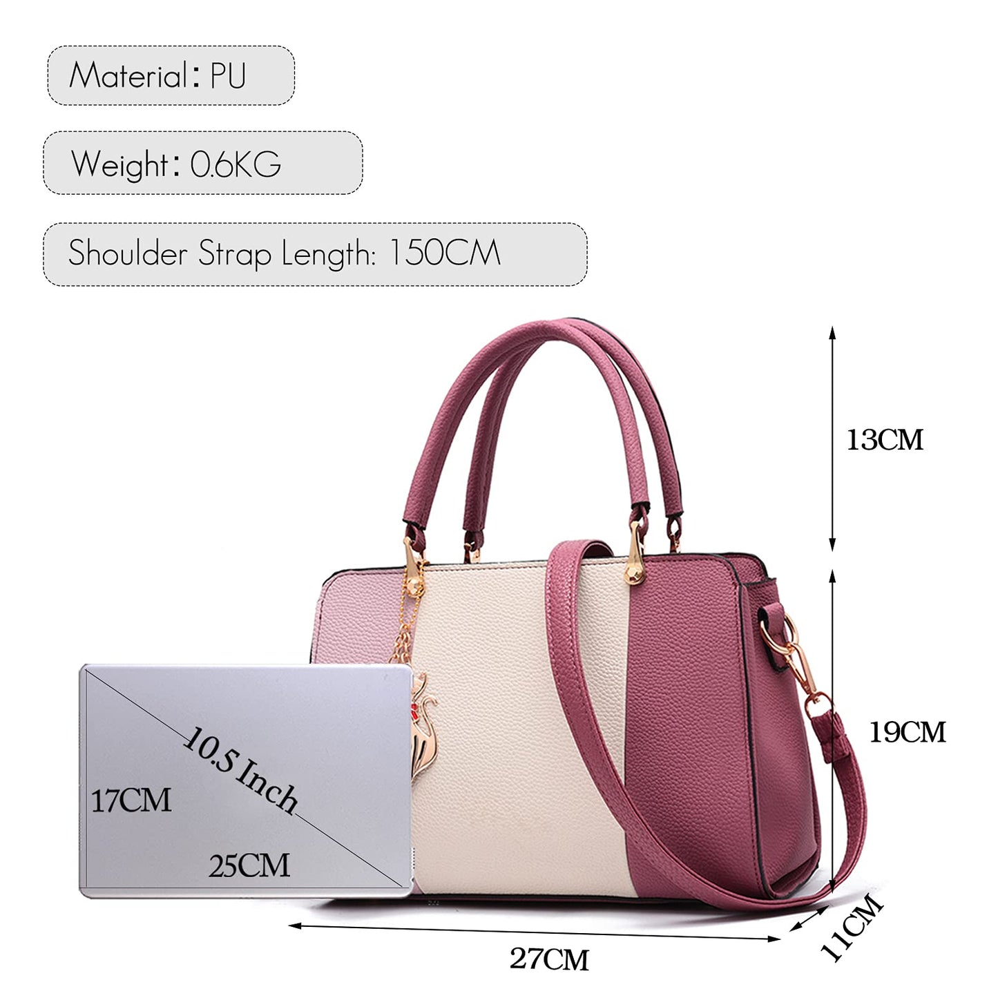 Dollcini Elegáns Női Kézitáska – Műbőr, Mindennapi Viseletre