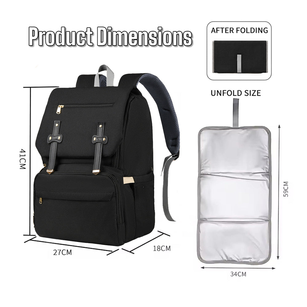 Dollcini Kismama Hátizsák – Többfunkciós, Vízálló, USB Porttal