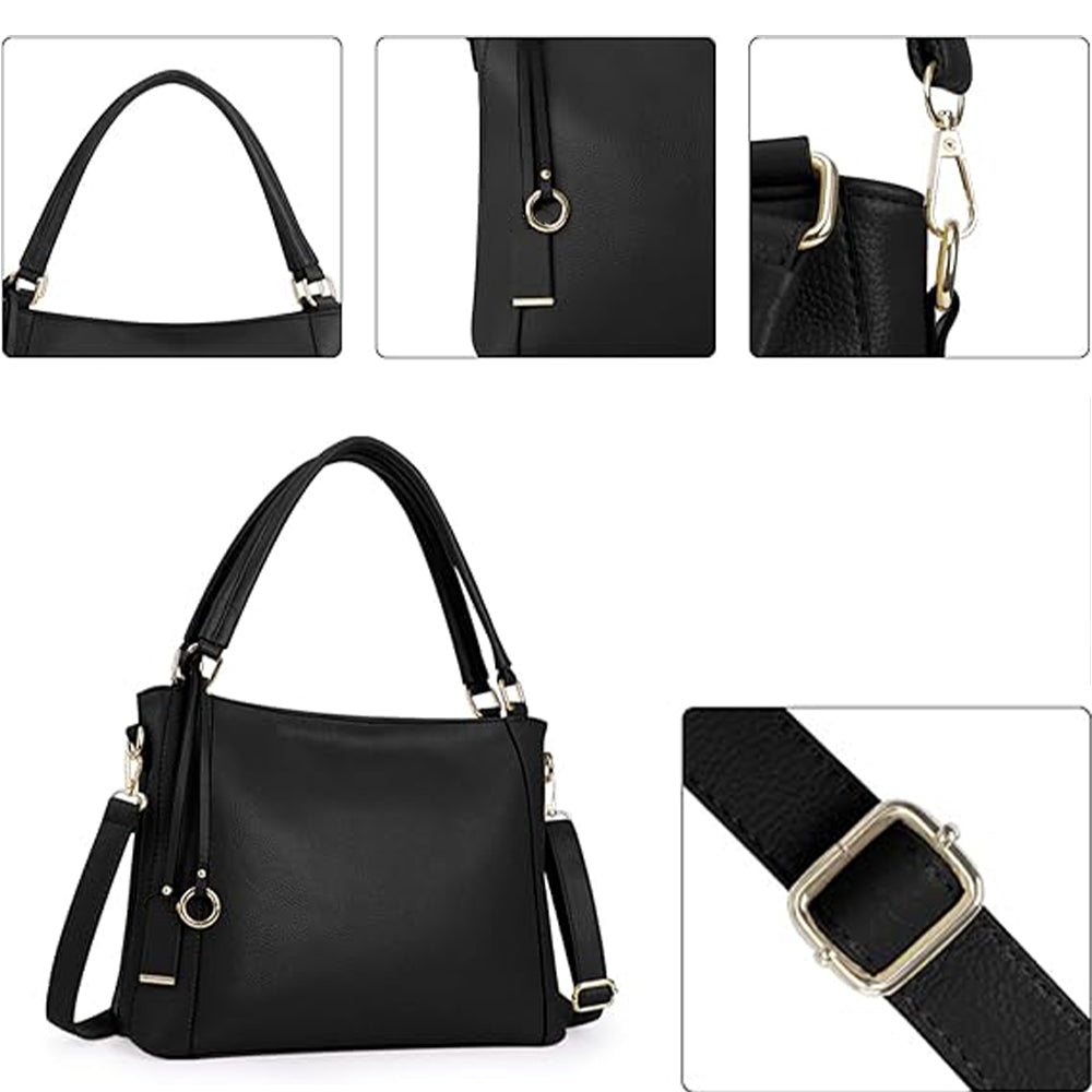 Dollcini Elegáns Női Válltáska – Nagyméretű Műbőr Kézitáska