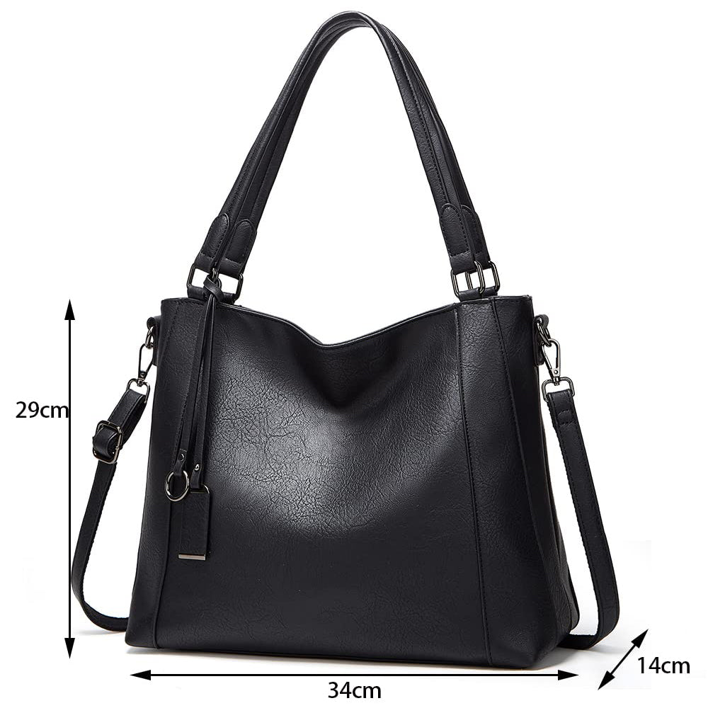 Dollcini Elegáns Női Válltáska – Nagyméretű Műbőr Kézitáska