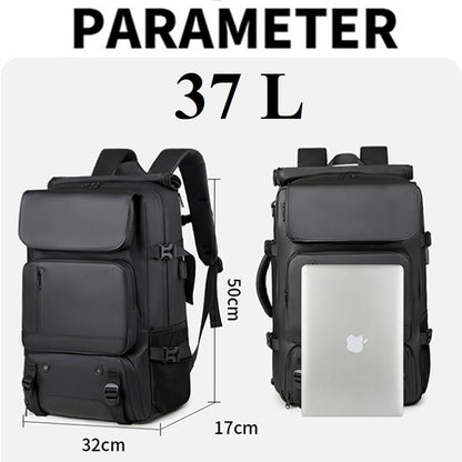 Dollcini Travel Backpack – Large Capacity, Waterproof, With USB Port
