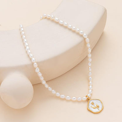 Dollcini Pearl Ékszerkészlet – Nyaklánc és Gyöngy Fülbevaló