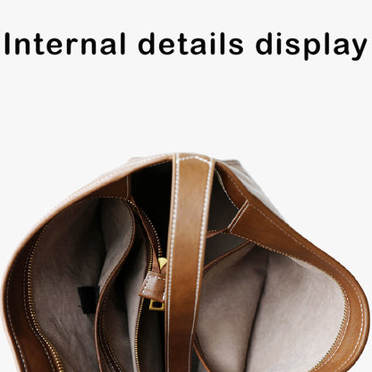 Dollcini Marhabőr Női Válltáska – Elegáns, Nagyméretű