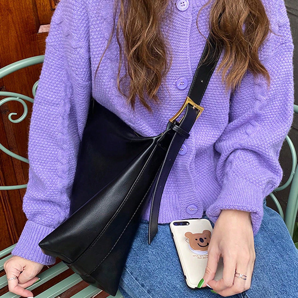 Dollcini Marhabőr Női Válltáska – Elegáns, Nagyméretű