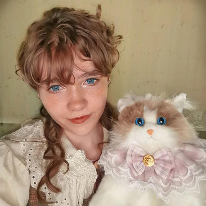 Dollcini Plüss Cica Hátizsák – Realisztikus Gyerek Táska