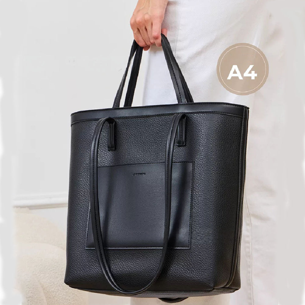 Dollcini Nagyméretű Női Válltáska – 17” Laptophoz, Műbőr