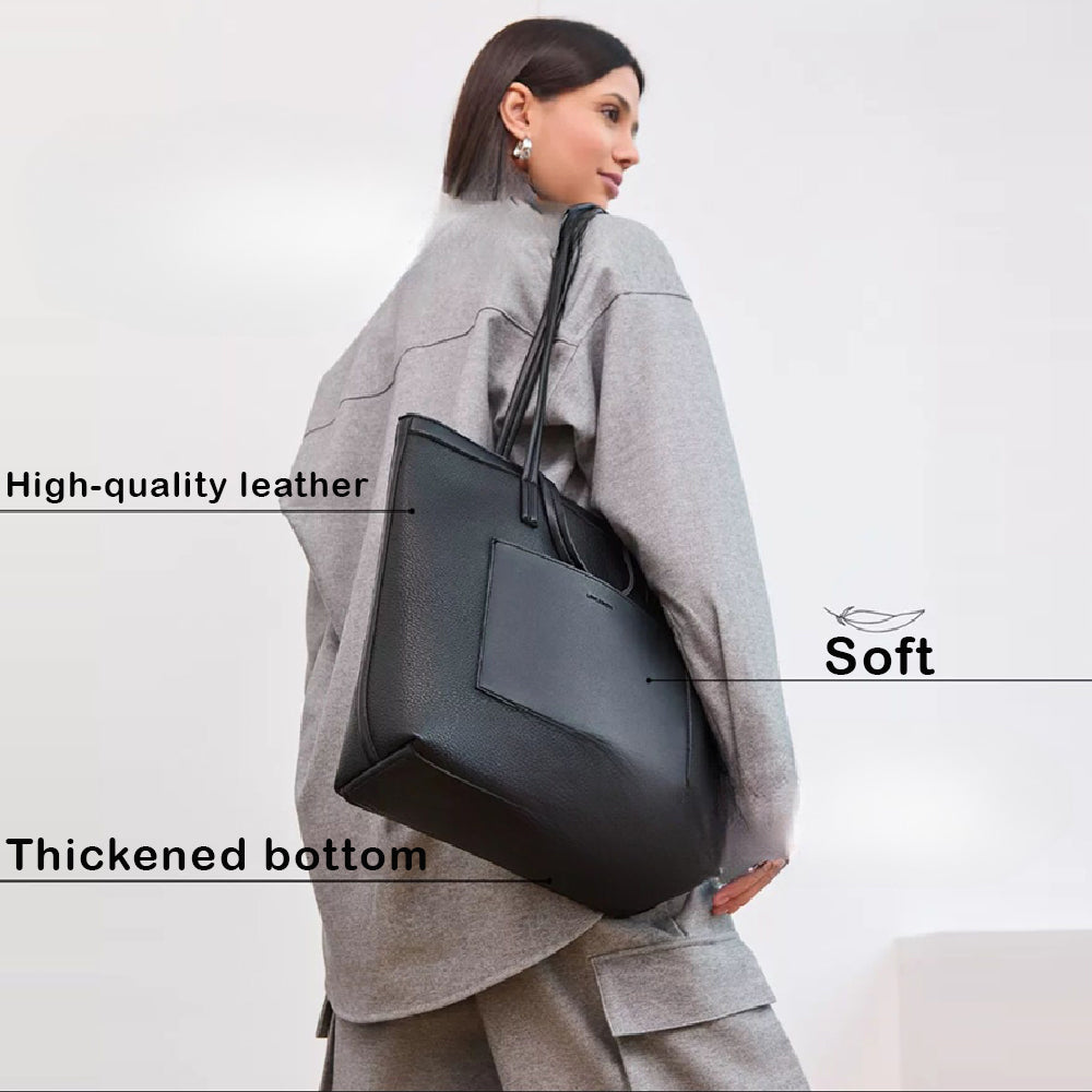 Dollcini Nagyméretű Női Válltáska – 17” Laptophoz, Műbőr