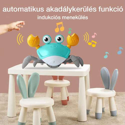 Dollcini Interaktív Rák Babajáték – Zenélő, LED-fényes Készségfejlesztő