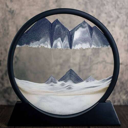 Dollcini Otthon 3D Mozgó Homokfestmény – Dinamikus Homokóra Dekor