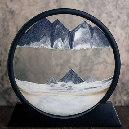 Dollcini Otthon 3D Mozgó Homokfestmény – Dinamikus Homokóra Dekor