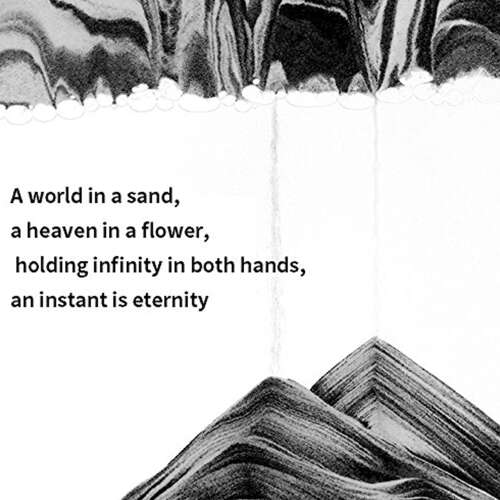 Dollcini Otthon 3D Mozgó Homokfestmény – Dinamikus Homokóra Dekor