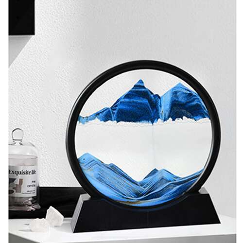 Dollcini Otthon 3D Mozgó Homokfestmény – Dinamikus Homokóra Dekor