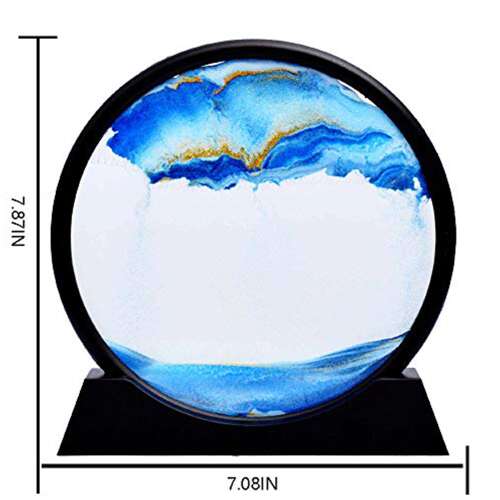 Dollcini Otthon 3D Mozgó Homokfestmény – Dinamikus Homokóra Dekor