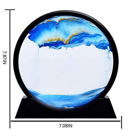 Dollcini Otthon 3D Mozgó Homokfestmény – Dinamikus Homokóra Dekor