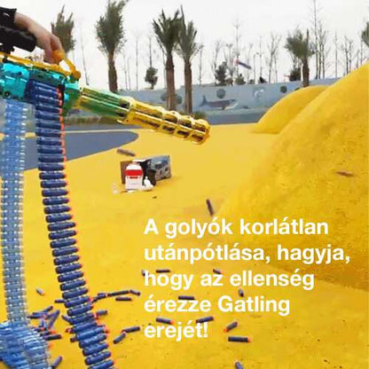 Dollcini Gatling Játékpisztoly Gyerekeknek – Automata/Kézi Mód
