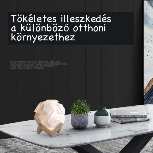 Dollcini Otthon DIY LED Rózsalámpa – Romantikus Dekoráció, Fehér