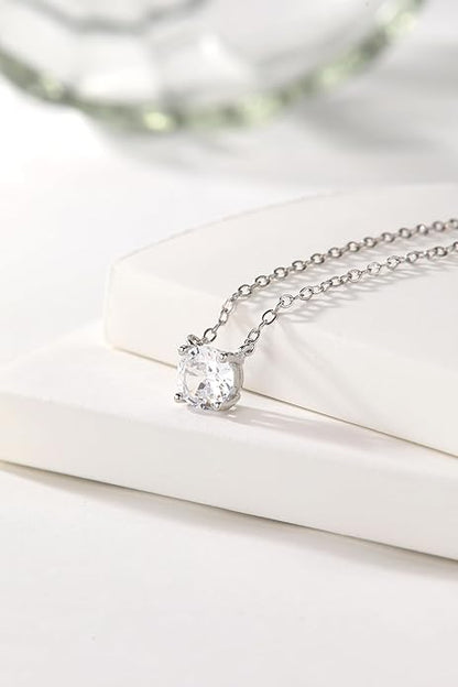 Dollcini 3 Karátos Moissanite Nyaklánc – 925 Ezüst