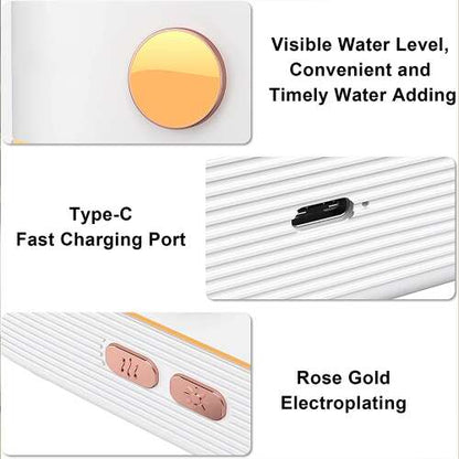 Dollcini Otthon Láng Párásító – Csendes Aroma Diffúzor, 200 ml