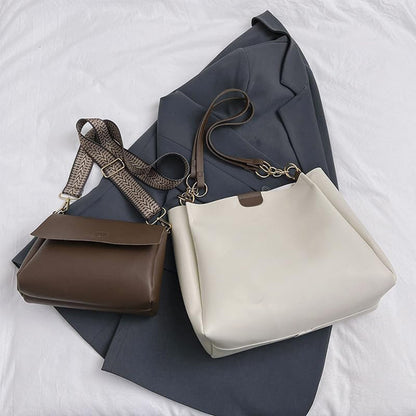 Dollcini Elegáns Kézitáska Szett – Stílusos Műbőr Válltáska