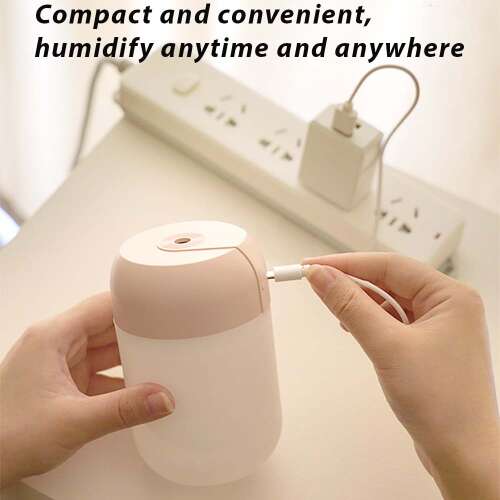 Dollcini Otthon Párásító – Melegfényű Aromaterápiás Illóolaj Diffúzor Dekor