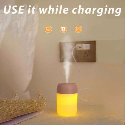 Dollcini Otthon Párásító – Melegfényű Aromaterápiás Illóolaj Diffúzor Dekor