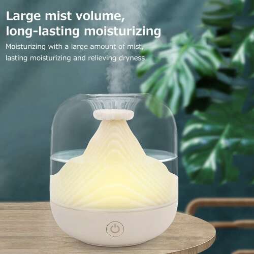 Dollcini Otthon Párásító – Melegfényű Aromaterápiás Illóolaj Diffúzor Dekor