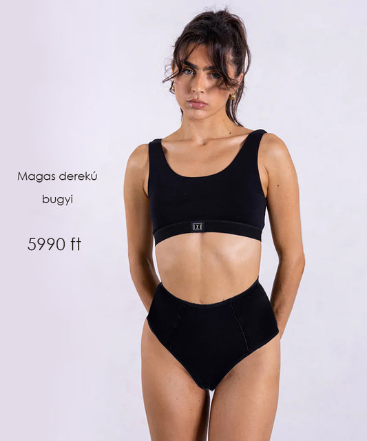 Dollcini ,Magas derekú női bugyi ,95% Pamut + Spandex-Többszínű, 6 db-os Csomag,8922