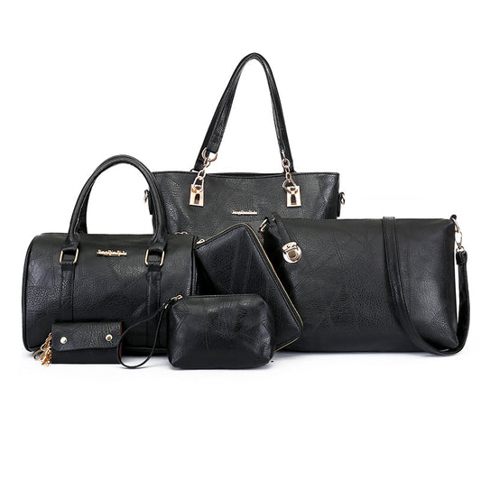 Dollcini Set de Genți de Mână pentru Femei – Set Elegant de 6 Genți din Piele Ecologică