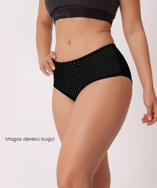 Dollcini, chiloți damă cu talie înaltă, 95% bumbac + spandex - multicolor, pachet de 6 bucăți, 69542