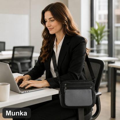 Dollcini Geantă messenger elegantă – antifurt, impermeabilă