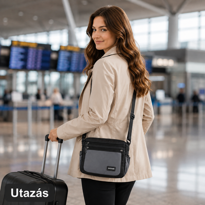 Dollcini Geantă messenger elegantă – antifurt, impermeabilă