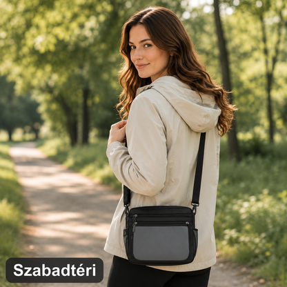 Dollcini Geantă messenger elegantă – antifurt, impermeabilă